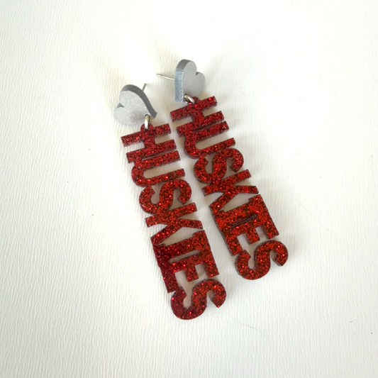 Acrylic Block Game Day Earrings