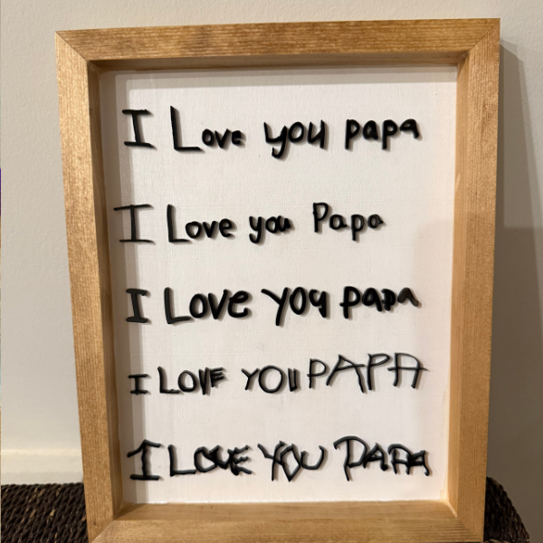 Custom Handwritten Sign