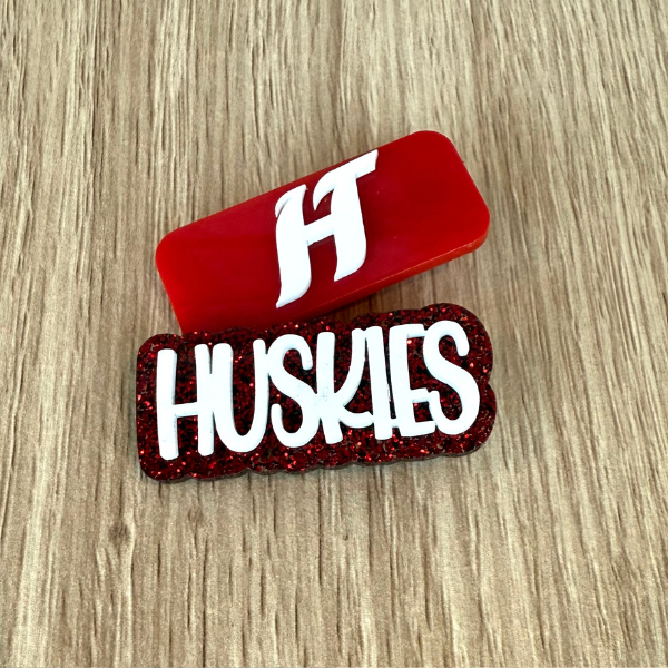 School Spirit Hair Clips