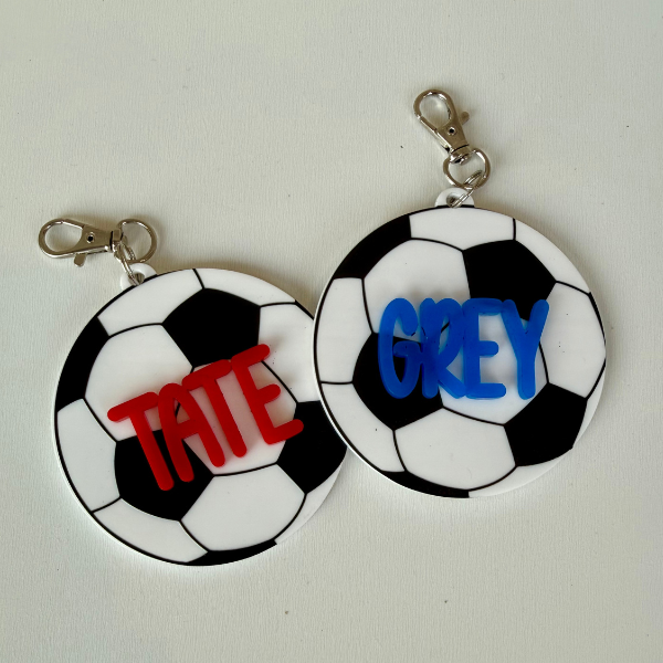 Soccer Backpack Tag