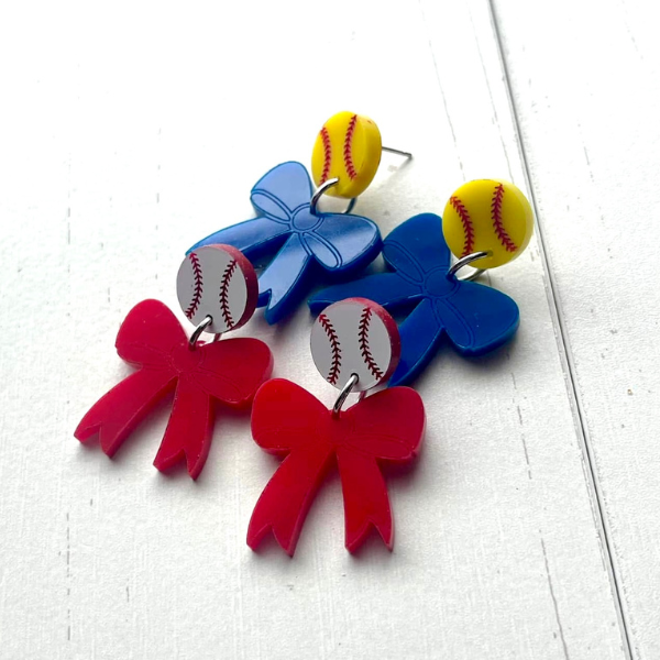 Baseball or Softball Earrings